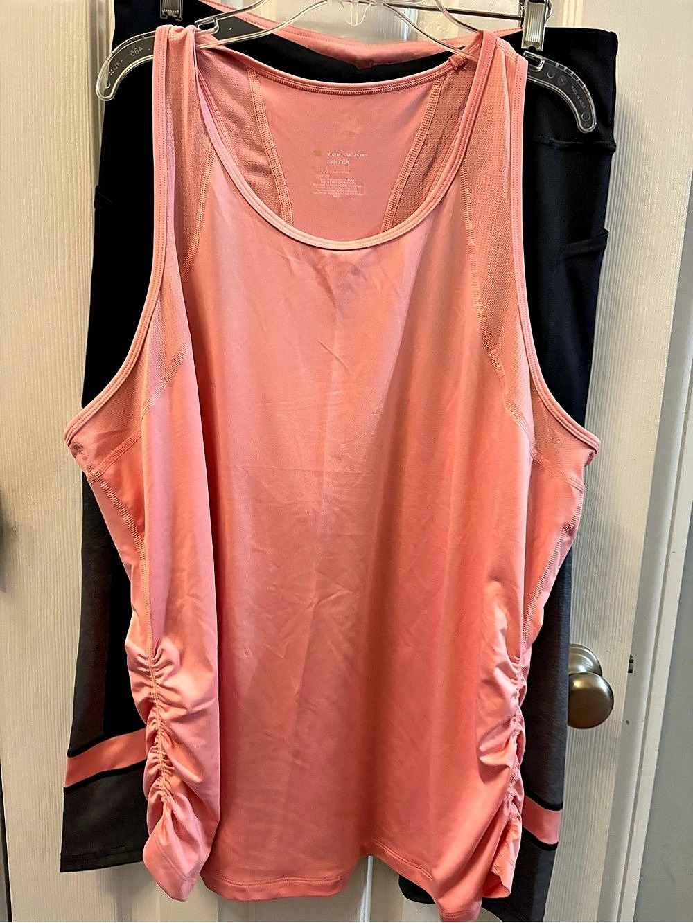 Tek Gear DryTek Pink Athletic Tank Top and Leggings XXL Like New